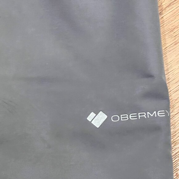 Obermeyer Girls's Volt Bib Ski Pants, Gray, 8 - Picture 4 of 9